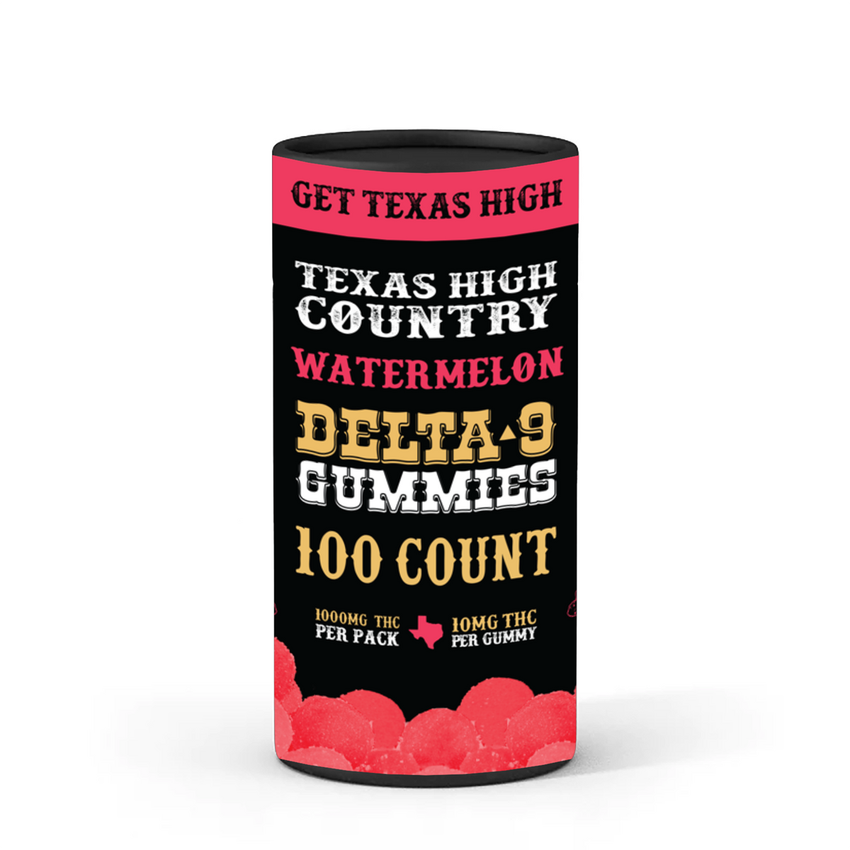 Delta-9 THC Gummies (100-Count)